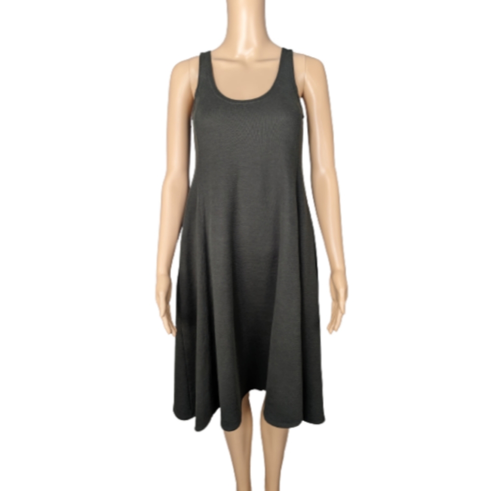 Madewell Ash Green Tank Swing Dress XXS
